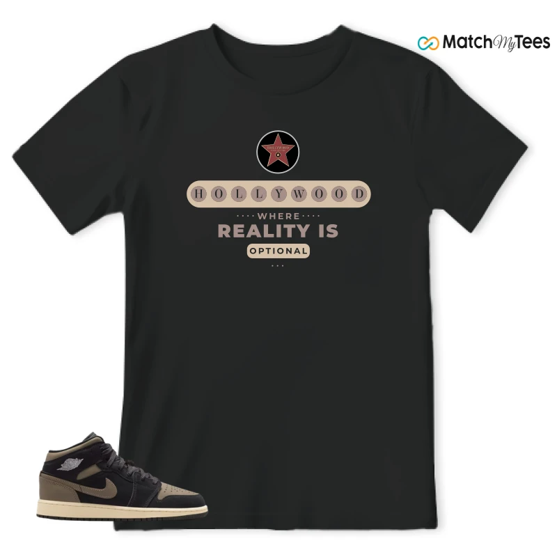 NIKE AIR JORDAN 1 MID SE OLIVE GREY SNEAKER Matching Tees t-shirt