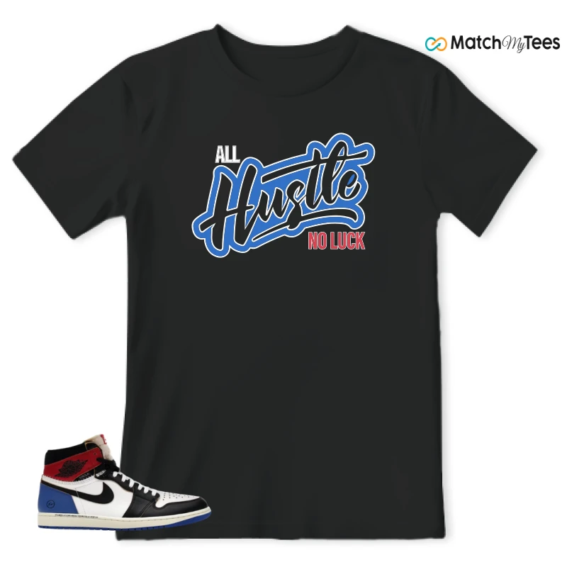 NIKE AIR JORDAN 1 RETRO HIGH OG SP FRAGMENT X UNION LA VARSITY RED SPORT ROYAL SNEAKER Matching Tees t-shirt