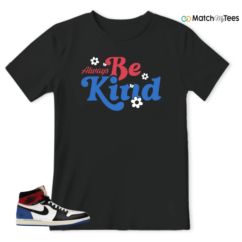 NIKE AIR JORDAN 1 RETRO HIGH OG SP FRAGMENT X UNION LA VARSITY RED SPORT ROYAL SNEAKER Matching Tees t-shirt