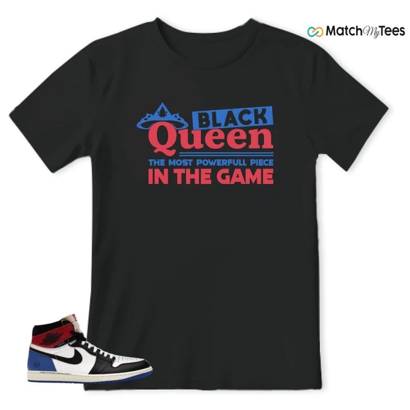 NIKE AIR JORDAN 1 RETRO HIGH OG SP FRAGMENT X UNION LA VARSITY RED SPORT ROYAL SNEAKER Matching Tees t-shirt