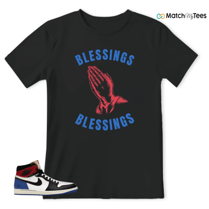 NIKE AIR JORDAN 1 RETRO HIGH OG SP FRAGMENT X UNION LA VARSITY RED SPORT ROYAL SNEAKER Matching Tees t-shirt