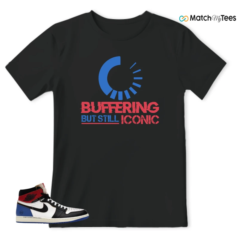 NIKE AIR JORDAN 1 RETRO HIGH OG SP FRAGMENT X UNION LA VARSITY RED SPORT ROYAL SNEAKER Matching Tees t-shirt