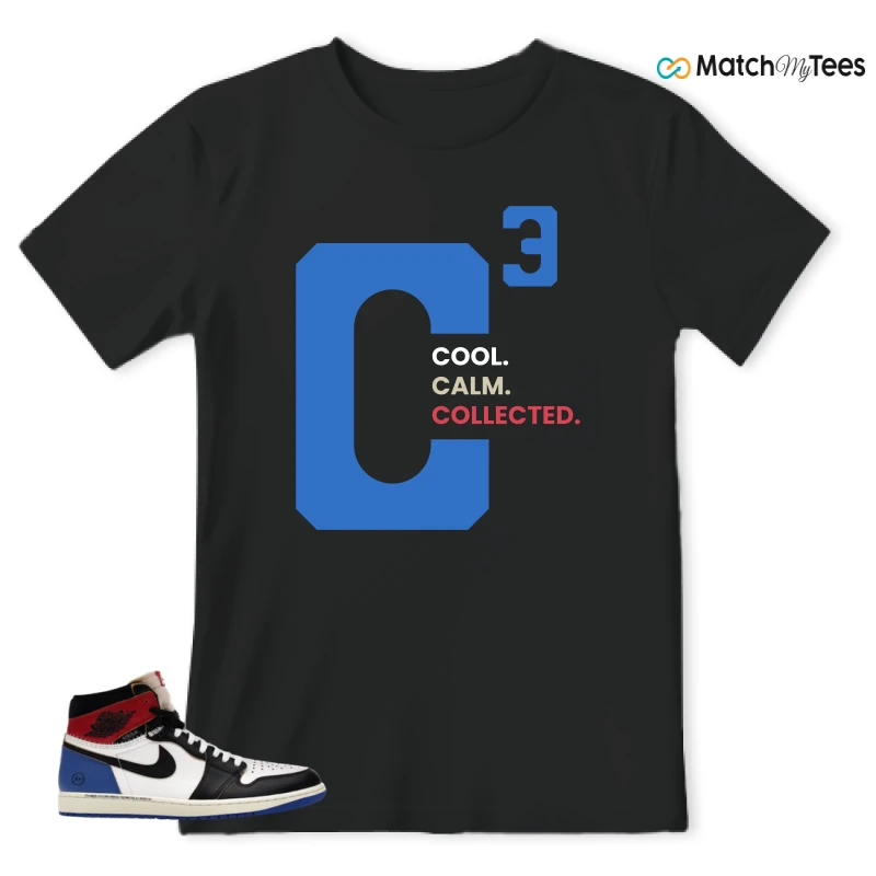 NIKE AIR JORDAN 1 RETRO HIGH OG SP FRAGMENT X UNION LA VARSITY RED SPORT ROYAL SNEAKER Matching Tees t-shirt