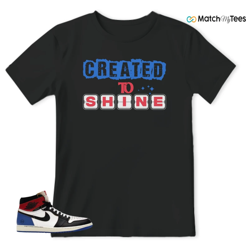 NIKE AIR JORDAN 1 RETRO HIGH OG SP FRAGMENT X UNION LA VARSITY RED SPORT ROYAL SNEAKER Matching Tees t-shirt