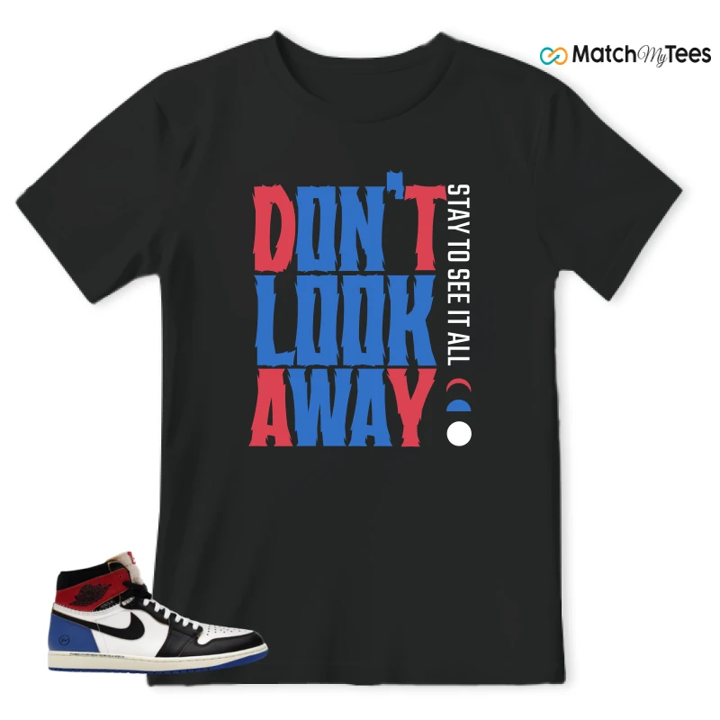 NIKE AIR JORDAN 1 RETRO HIGH OG SP FRAGMENT X UNION LA VARSITY RED SPORT ROYAL SNEAKER Matching Tees t-shirt