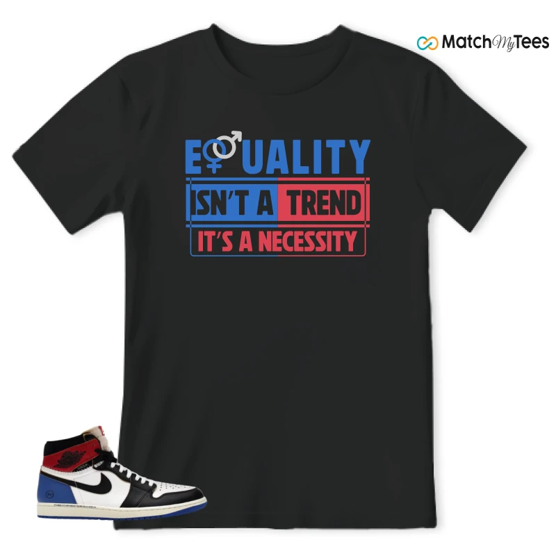 NIKE AIR JORDAN 1 RETRO HIGH OG SP FRAGMENT X UNION LA VARSITY RED SPORT ROYAL SNEAKER Matching Tees t-shirt