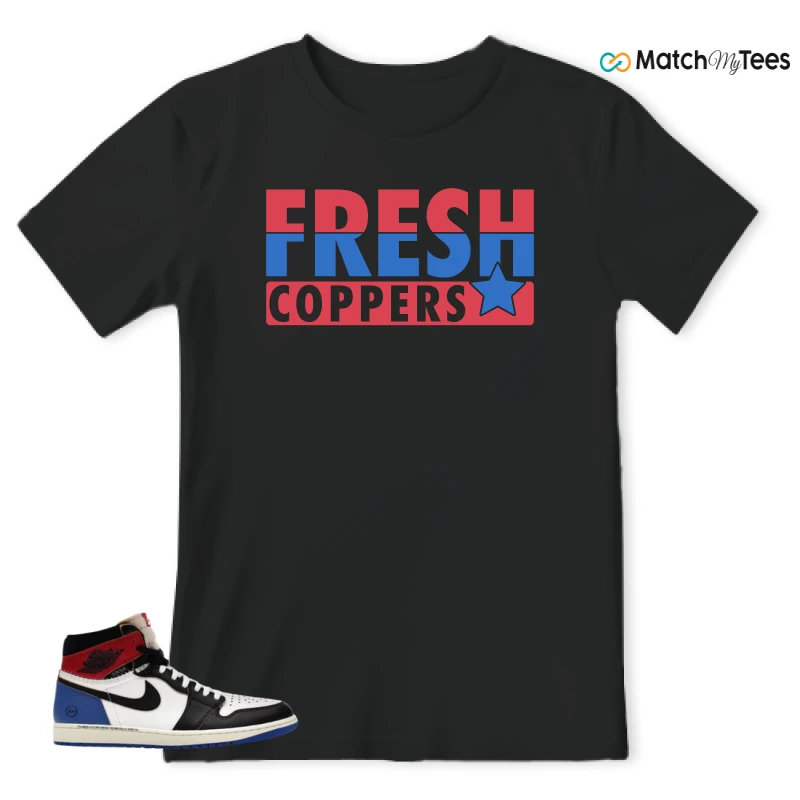 NIKE AIR JORDAN 1 RETRO HIGH OG SP FRAGMENT X UNION LA VARSITY RED SPORT ROYAL SNEAKER Matching Tees t-shirt