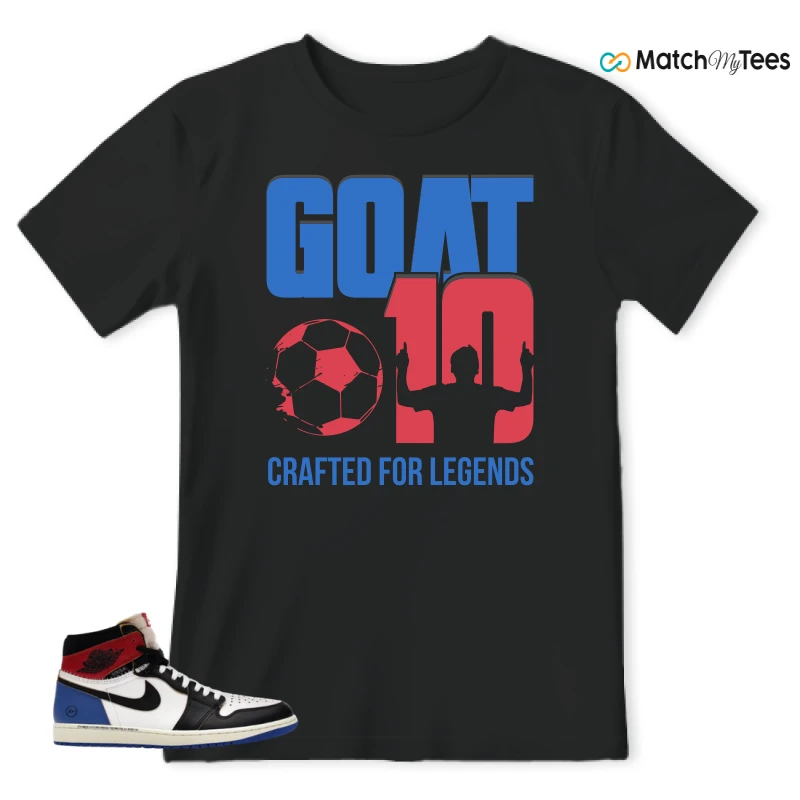 NIKE AIR JORDAN 1 RETRO HIGH OG SP FRAGMENT X UNION LA VARSITY RED SPORT ROYAL SNEAKER Matching Tees t-shirt