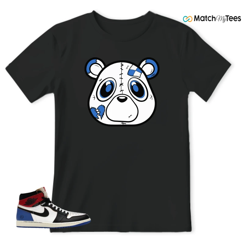 NIKE AIR JORDAN 1 RETRO HIGH OG SP FRAGMENT X UNION LA VARSITY RED SPORT ROYAL SNEAKER Matching Tees t-shirt