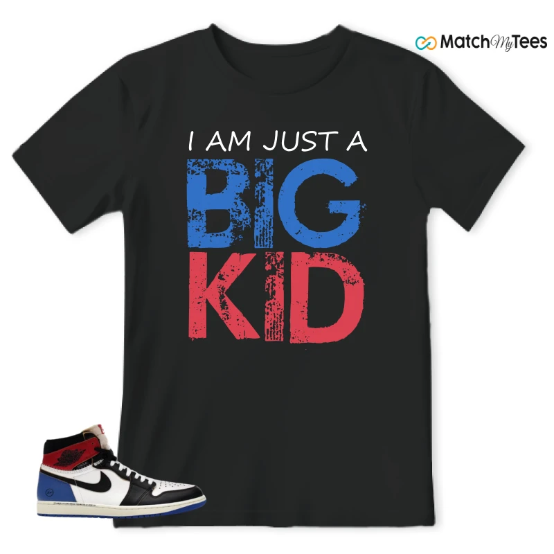 NIKE AIR JORDAN 1 RETRO HIGH OG SP FRAGMENT X UNION LA VARSITY RED SPORT ROYAL SNEAKER Matching Tees t-shirt
