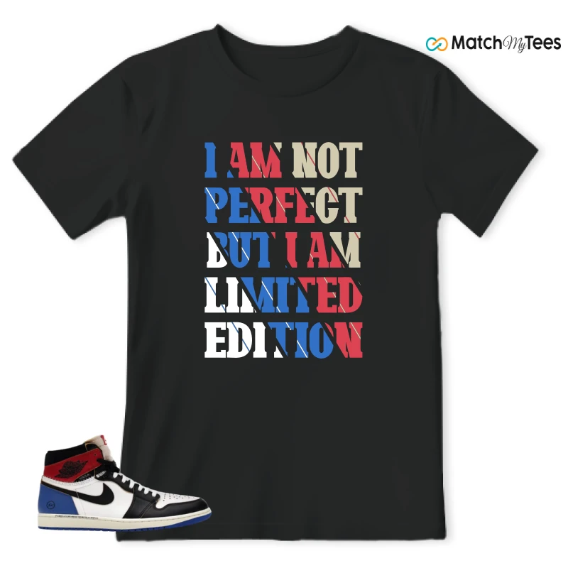 NIKE AIR JORDAN 1 RETRO HIGH OG SP FRAGMENT X UNION LA VARSITY RED SPORT ROYAL SNEAKER Matching Tees t-shirt
