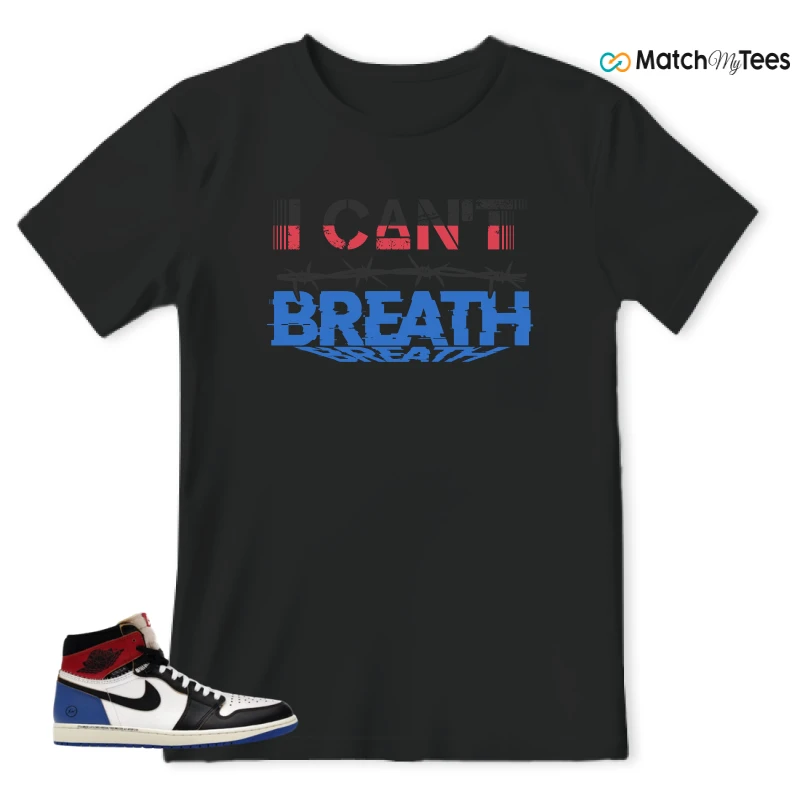 NIKE AIR JORDAN 1 RETRO HIGH OG SP FRAGMENT X UNION LA VARSITY RED SPORT ROYAL SNEAKER Matching Tees t-shirt