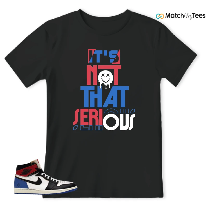 NIKE AIR JORDAN 1 RETRO HIGH OG SP FRAGMENT X UNION LA VARSITY RED SPORT ROYAL SNEAKER Matching Tees t-shirt