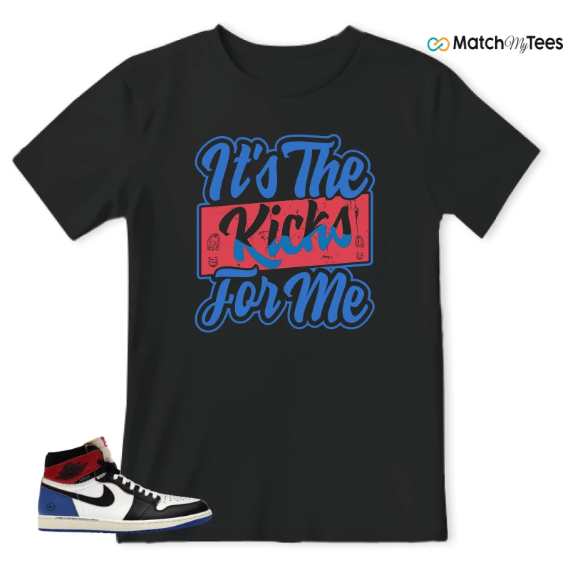 NIKE AIR JORDAN 1 RETRO HIGH OG SP FRAGMENT X UNION LA VARSITY RED SPORT ROYAL SNEAKER Matching Tees t-shirt