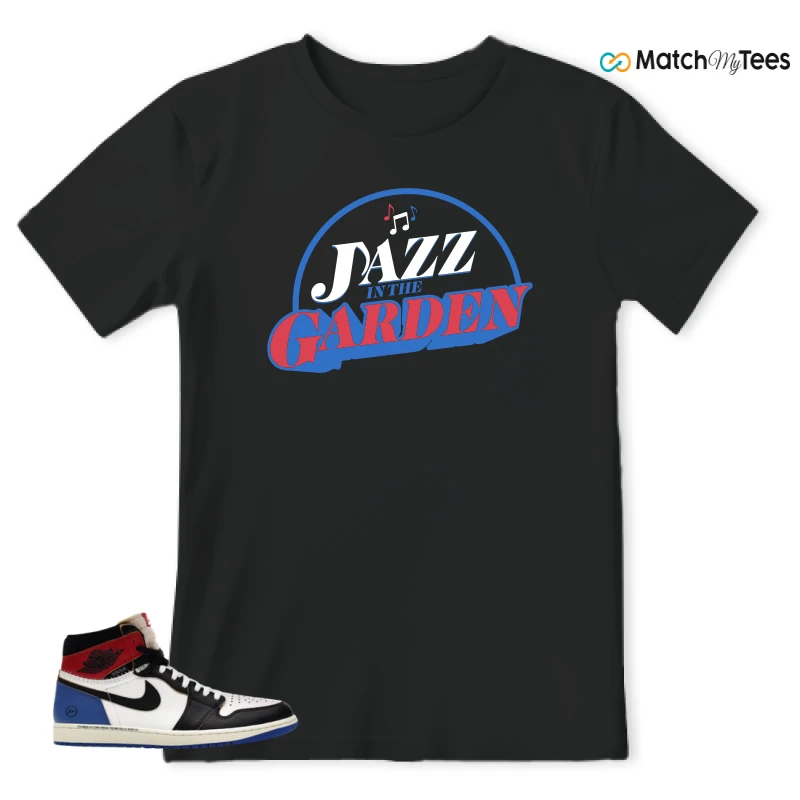 NIKE AIR JORDAN 1 RETRO HIGH OG SP FRAGMENT X UNION LA VARSITY RED SPORT ROYAL SNEAKER Matching Tees t-shirt