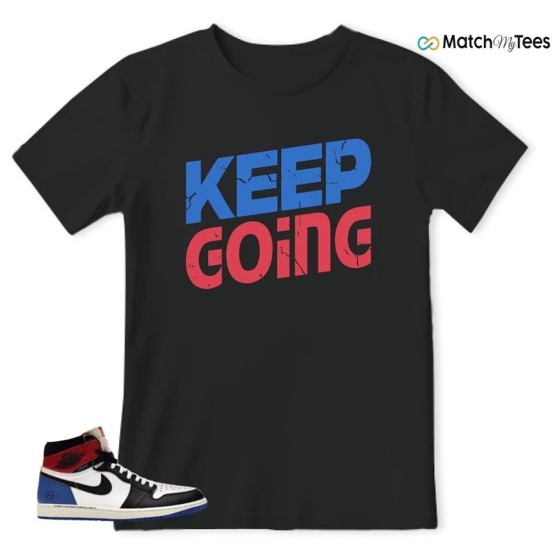 NIKE AIR JORDAN 1 RETRO HIGH OG SP FRAGMENT X UNION LA VARSITY RED SPORT ROYAL SNEAKER Matching Tees t-shirt
