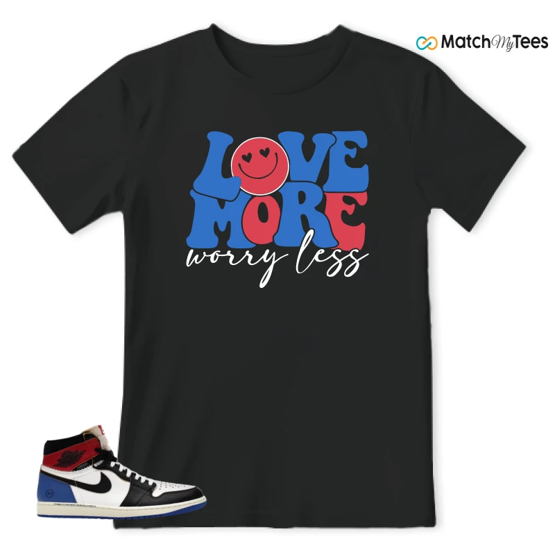 NIKE AIR JORDAN 1 RETRO HIGH OG SP FRAGMENT X UNION LA VARSITY RED SPORT ROYAL SNEAKER Matching Tees t-shirt