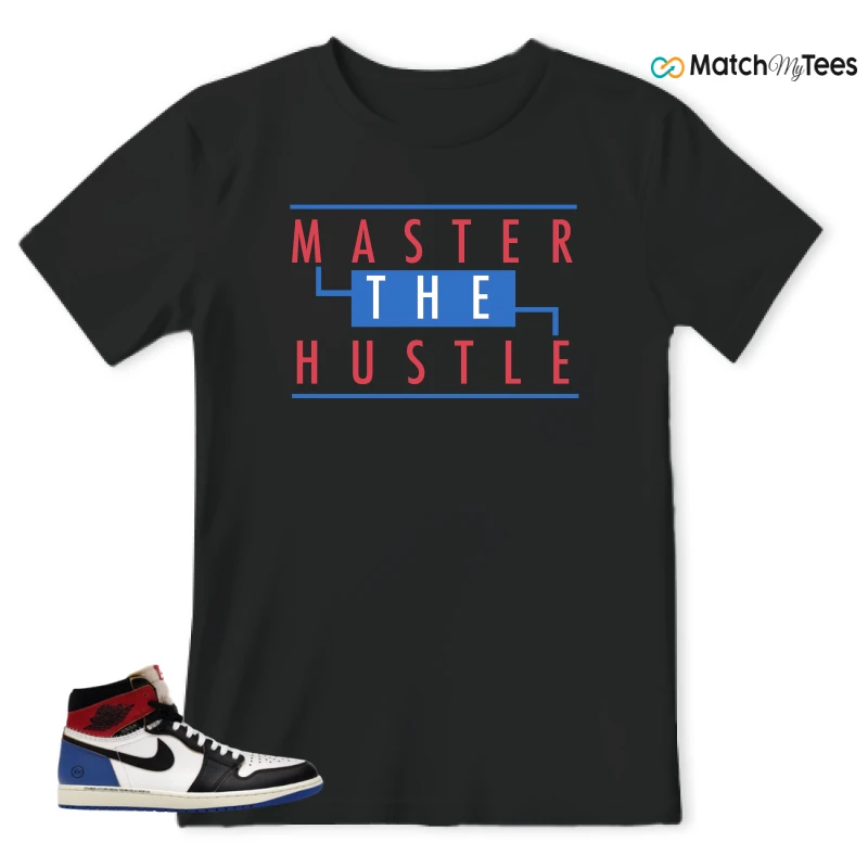 NIKE AIR JORDAN 1 RETRO HIGH OG SP FRAGMENT X UNION LA VARSITY RED SPORT ROYAL SNEAKER Matching Tees t-shirt