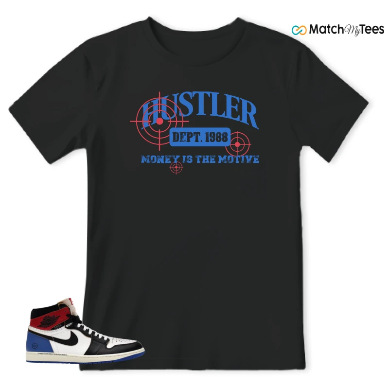 NIKE AIR JORDAN 1 RETRO HIGH OG SP FRAGMENT X UNION LA VARSITY RED SPORT ROYAL SNEAKER Matching Tees t-shirt