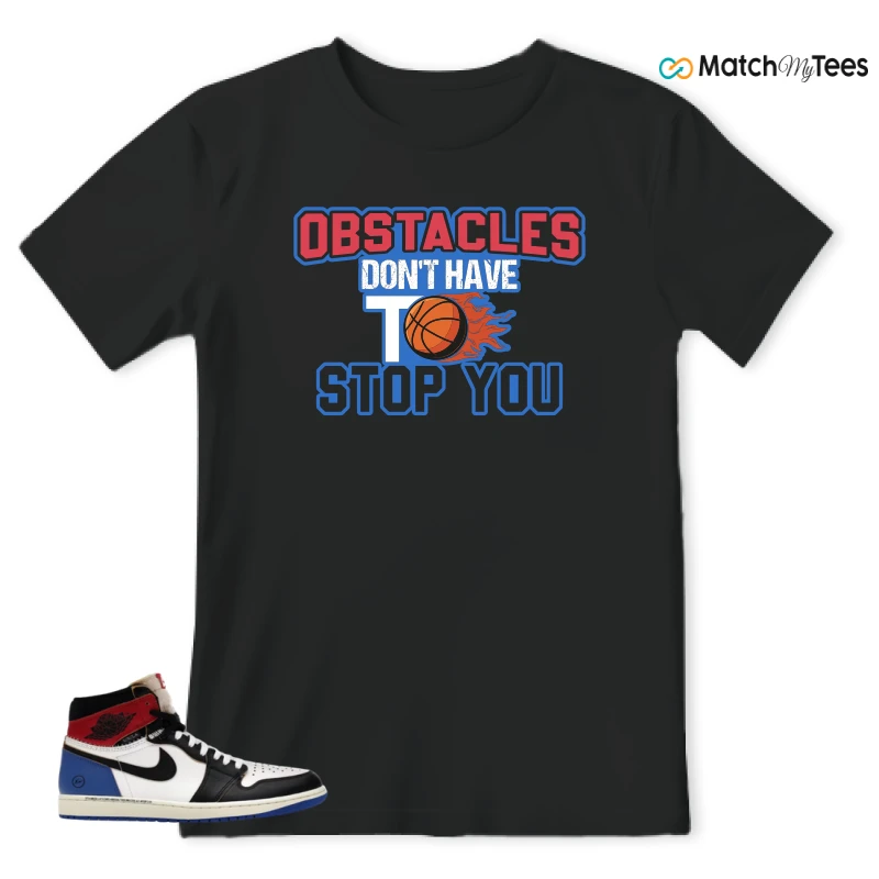 NIKE AIR JORDAN 1 RETRO HIGH OG SP FRAGMENT X UNION LA VARSITY RED SPORT ROYAL SNEAKER Matching Tees t-shirt