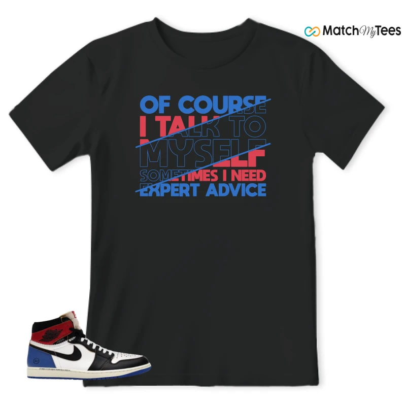 NIKE AIR JORDAN 1 RETRO HIGH OG SP FRAGMENT X UNION LA VARSITY RED SPORT ROYAL SNEAKER Matching Tees t-shirt