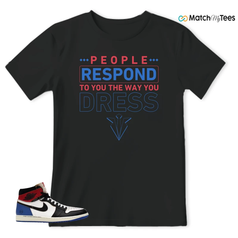 NIKE AIR JORDAN 1 RETRO HIGH OG SP FRAGMENT X UNION LA VARSITY RED SPORT ROYAL SNEAKER Matching Tees t-shirt