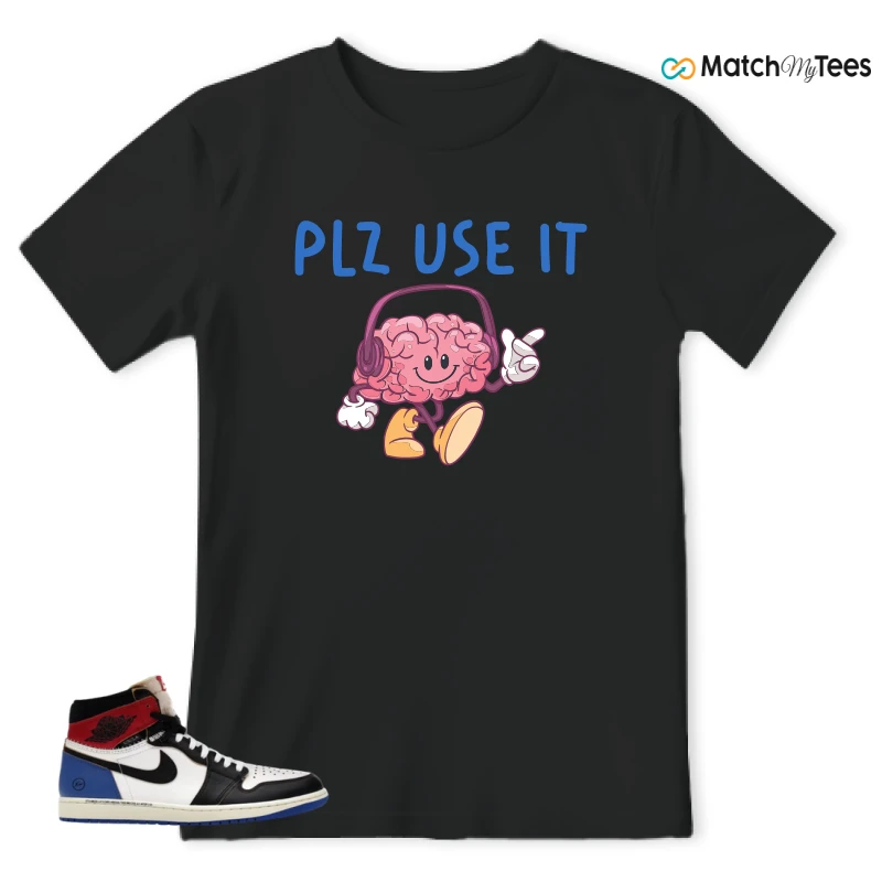 NIKE AIR JORDAN 1 RETRO HIGH OG SP FRAGMENT X UNION LA VARSITY RED SPORT ROYAL SNEAKER Matching Tees t-shirt