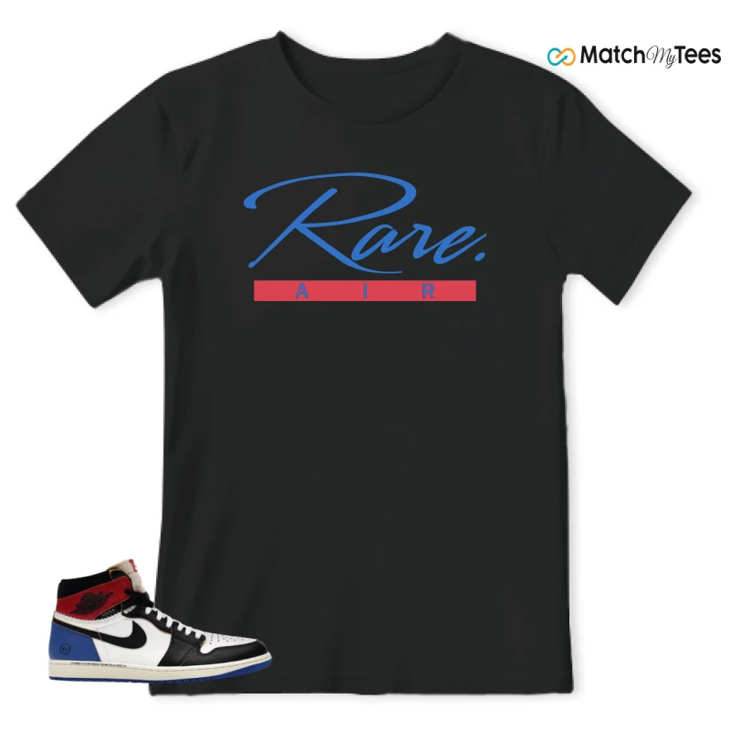 NIKE AIR JORDAN 1 RETRO HIGH OG SP FRAGMENT X UNION LA VARSITY RED SPORT ROYAL SNEAKER Matching Tees t-shirt
