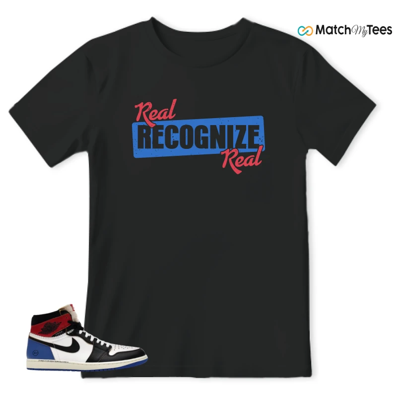 NIKE AIR JORDAN 1 RETRO HIGH OG SP FRAGMENT X UNION LA VARSITY RED SPORT ROYAL SNEAKER Matching Tees t-shirt