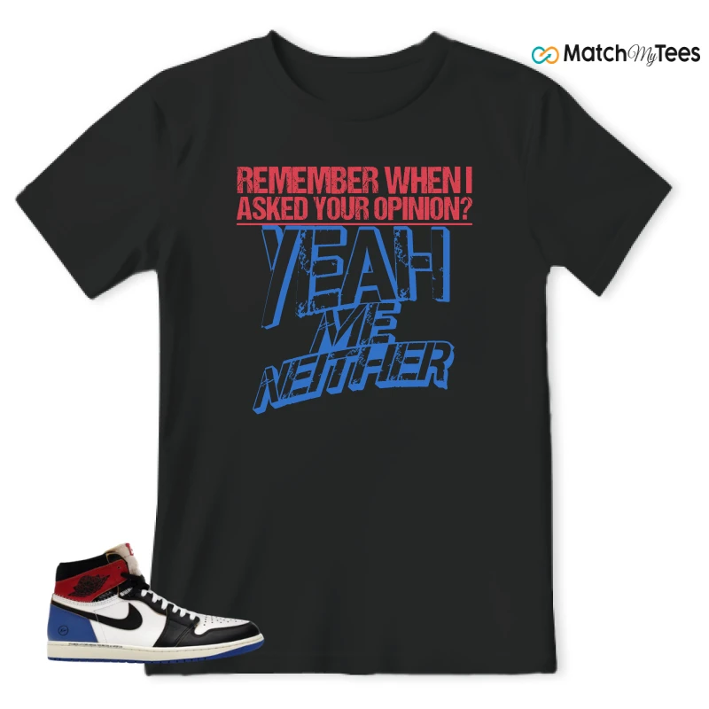 NIKE AIR JORDAN 1 RETRO HIGH OG SP FRAGMENT X UNION LA VARSITY RED SPORT ROYAL SNEAKER Matching Tees t-shirt