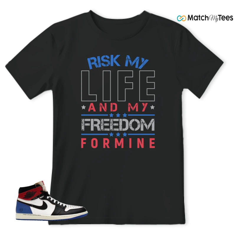 NIKE AIR JORDAN 1 RETRO HIGH OG SP FRAGMENT X UNION LA VARSITY RED SPORT ROYAL SNEAKER Matching Tees t-shirt
