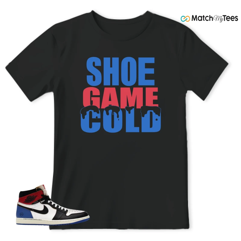 NIKE AIR JORDAN 1 RETRO HIGH OG SP FRAGMENT X UNION LA VARSITY RED SPORT ROYAL SNEAKER Matching Tees t-shirt