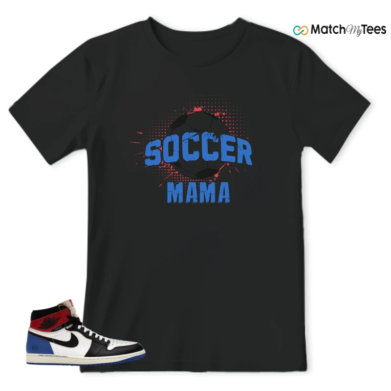 NIKE AIR JORDAN 1 RETRO HIGH OG SP FRAGMENT X UNION LA VARSITY RED SPORT ROYAL SNEAKER Matching Tees t-shirt