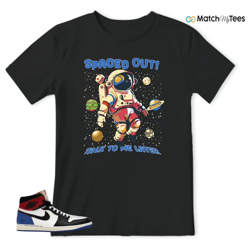 NIKE AIR JORDAN 1 RETRO HIGH OG SP FRAGMENT X UNION LA VARSITY RED SPORT ROYAL SNEAKER Matching Tees t-shirt