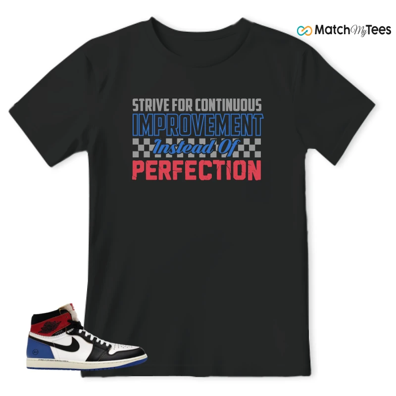 NIKE AIR JORDAN 1 RETRO HIGH OG SP FRAGMENT X UNION LA VARSITY RED SPORT ROYAL SNEAKER Matching Tees t-shirt