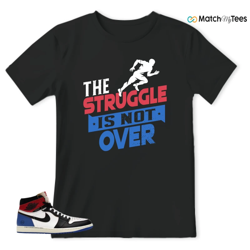 NIKE AIR JORDAN 1 RETRO HIGH OG SP FRAGMENT X UNION LA VARSITY RED SPORT ROYAL SNEAKER Matching Tees t-shirt