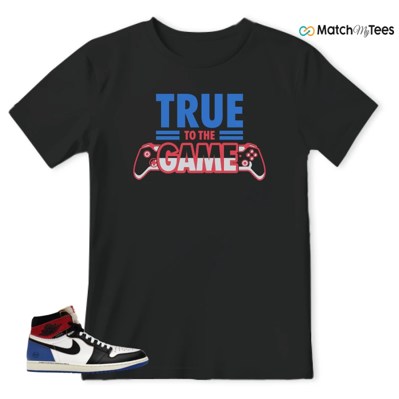NIKE AIR JORDAN 1 RETRO HIGH OG SP FRAGMENT X UNION LA VARSITY RED SPORT ROYAL SNEAKER Matching Tees t-shirt