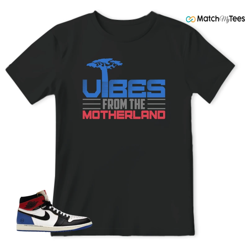 NIKE AIR JORDAN 1 RETRO HIGH OG SP FRAGMENT X UNION LA VARSITY RED SPORT ROYAL SNEAKER Matching Tees t-shirt