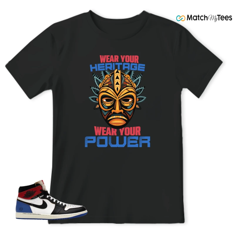 NIKE AIR JORDAN 1 RETRO HIGH OG SP FRAGMENT X UNION LA VARSITY RED SPORT ROYAL SNEAKER Matching Tees t-shirt