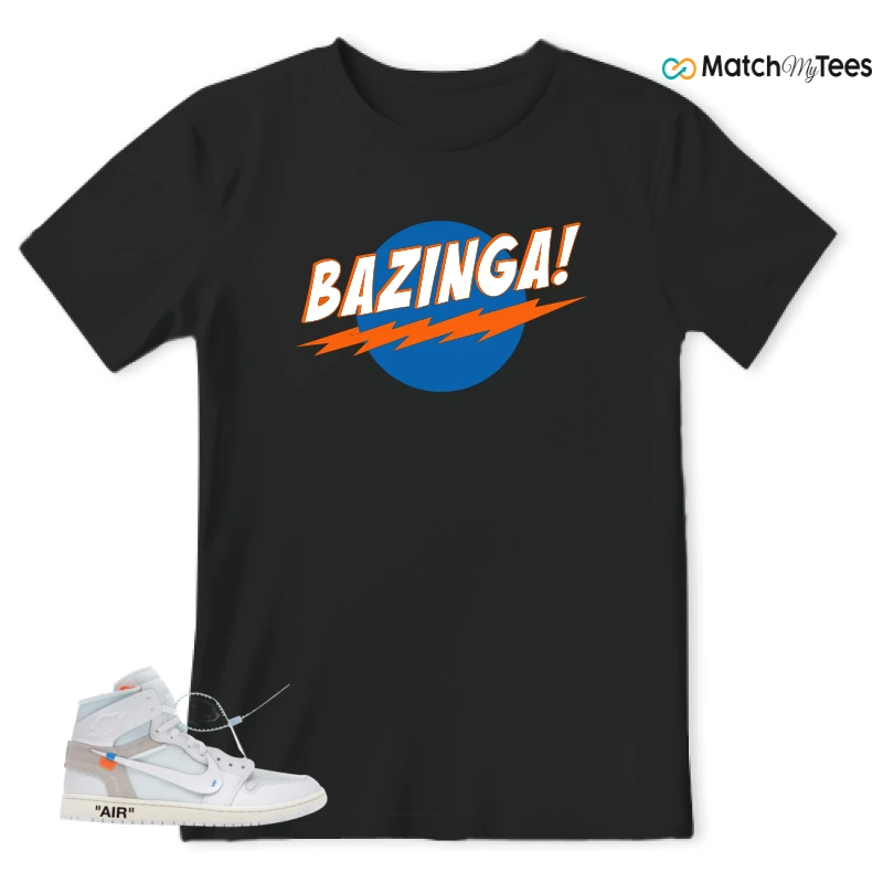NIKE AIR JORDAN 1 RETRO HIGH VIRGIL ABLOH ARCHIVE ALASKA SNEAKER Matching Tees t-shirt