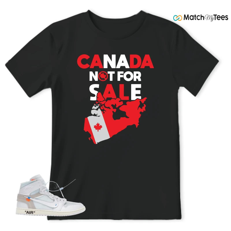 NIKE AIR JORDAN 1 RETRO HIGH VIRGIL ABLOH ARCHIVE ALASKA SNEAKER Matching Tees t-shirt