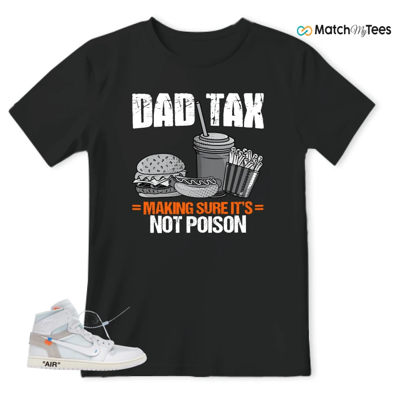 NIKE AIR JORDAN 1 RETRO HIGH VIRGIL ABLOH ARCHIVE ALASKA SNEAKER Matching Tees t-shirt