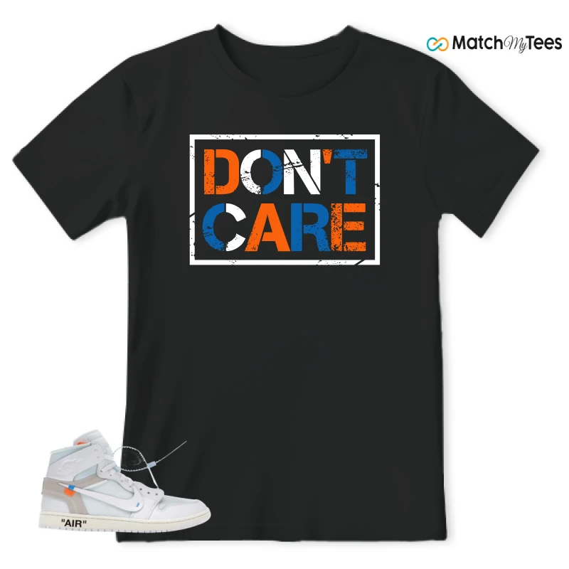 NIKE AIR JORDAN 1 RETRO HIGH VIRGIL ABLOH ARCHIVE ALASKA SNEAKER Matching Tees t-shirt