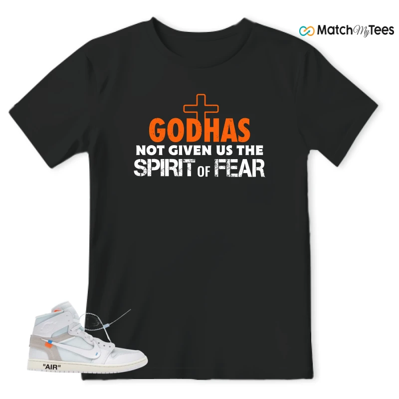 NIKE AIR JORDAN 1 RETRO HIGH VIRGIL ABLOH ARCHIVE ALASKA SNEAKER Matching Tees t-shirt