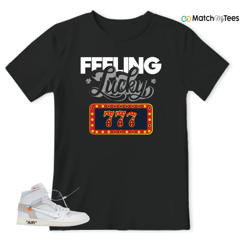 NIKE AIR JORDAN 1 RETRO HIGH VIRGIL ABLOH ARCHIVE ALASKA SNEAKER Matching Tees t-shirt