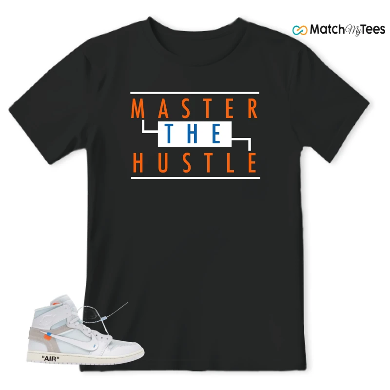 NIKE AIR JORDAN 1 RETRO HIGH VIRGIL ABLOH ARCHIVE ALASKA SNEAKER Matching Tees t-shirt
