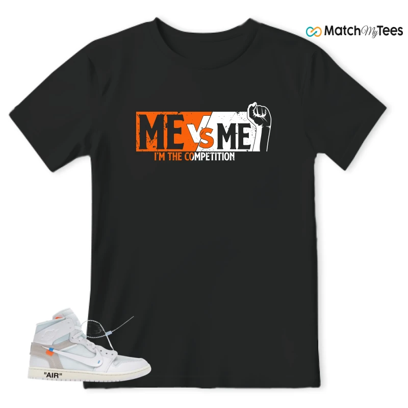 NIKE AIR JORDAN 1 RETRO HIGH VIRGIL ABLOH ARCHIVE ALASKA SNEAKER Matching Tees t-shirt