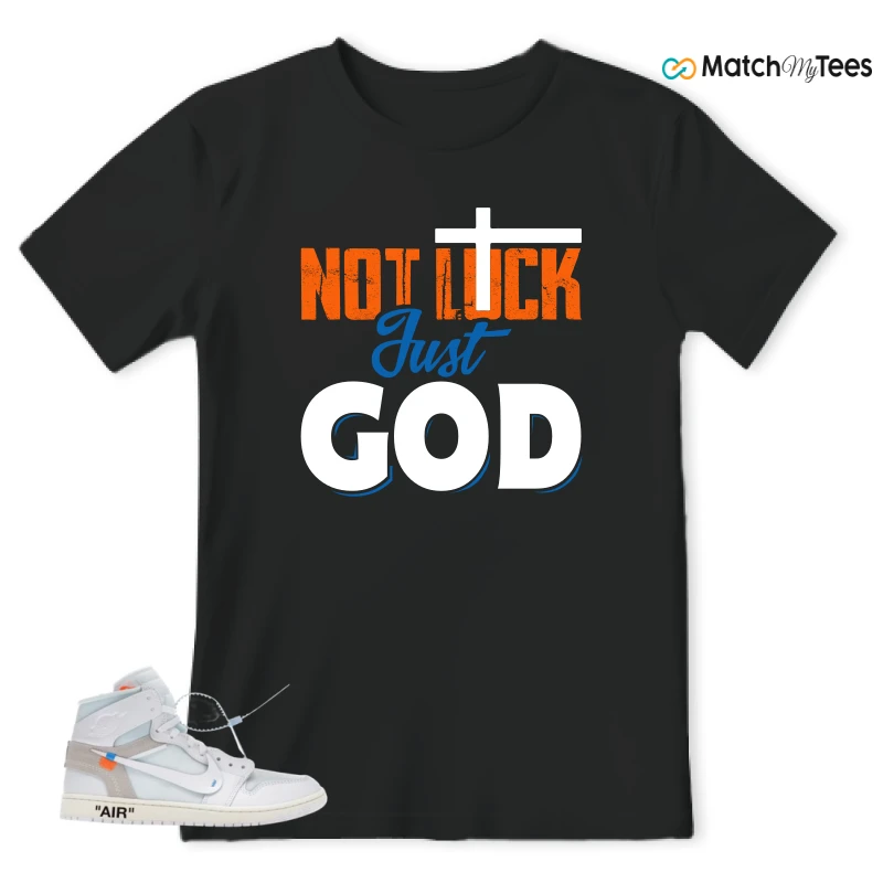 NIKE AIR JORDAN 1 RETRO HIGH VIRGIL ABLOH ARCHIVE ALASKA SNEAKER Matching Tees t-shirt