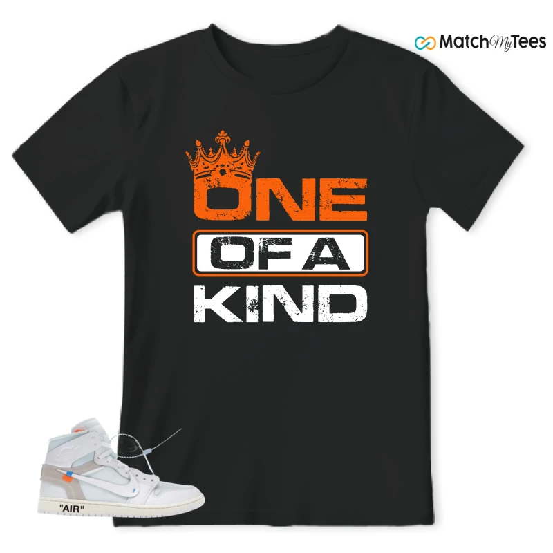NIKE AIR JORDAN 1 RETRO HIGH VIRGIL ABLOH ARCHIVE ALASKA SNEAKER Matching Tees t-shirt