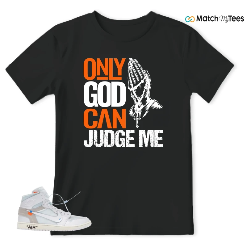 NIKE AIR JORDAN 1 RETRO HIGH VIRGIL ABLOH ARCHIVE ALASKA SNEAKER Matching Tees t-shirt